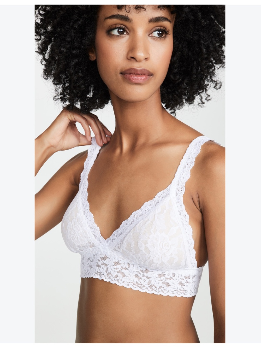 Hanky Panky Signature Lace Padded Crossover Bralette